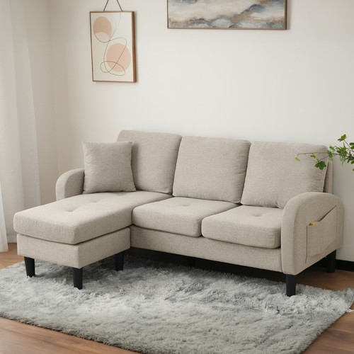 Shape corner sofa - shape, linen