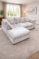 DFS Grey Crushed Velvet 4