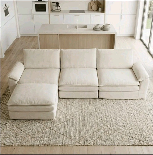 New modern shape corner - new, sofa