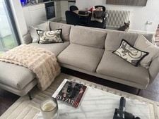 Made.com Taupe L-Shaped Sofa